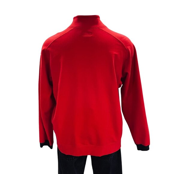 RLX Ralph Lauren Track Jacket XXL Red Zip Up High Neck Logo Streetwear Sporty - Picture 8 of 8